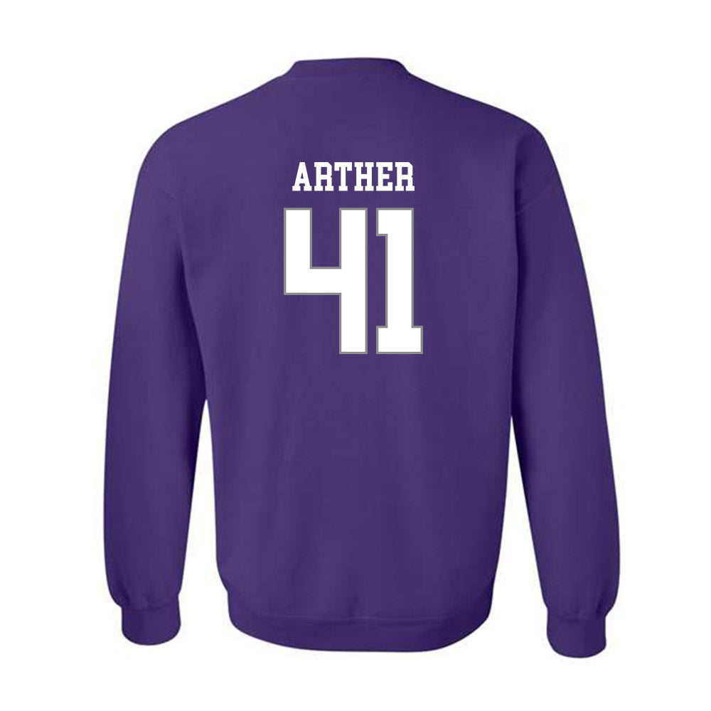 Kansas State - NCAA Baseball : Adam Arther - Crewneck Sweatshirt Classic Shersey