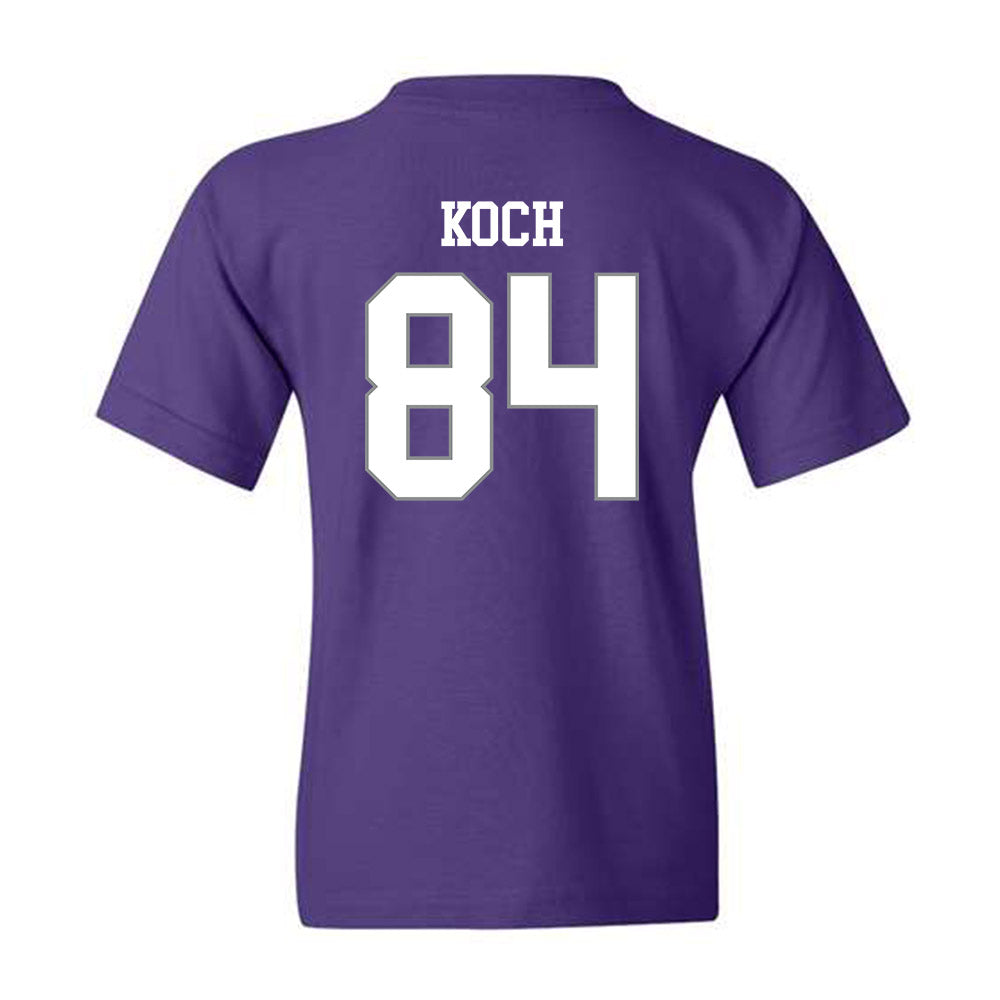 Kansas State - NCAA Football : Isaac Koch - Purple Classic Shersey Youth T-Shirt