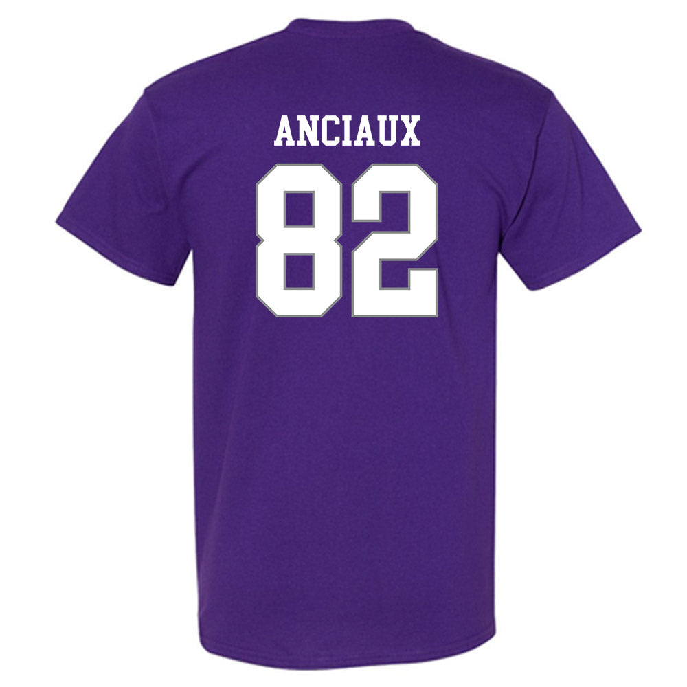 Kansas State - NCAA Football : Will Anciaux - Purple Classic Shersey Short Sleeve T-Shirt