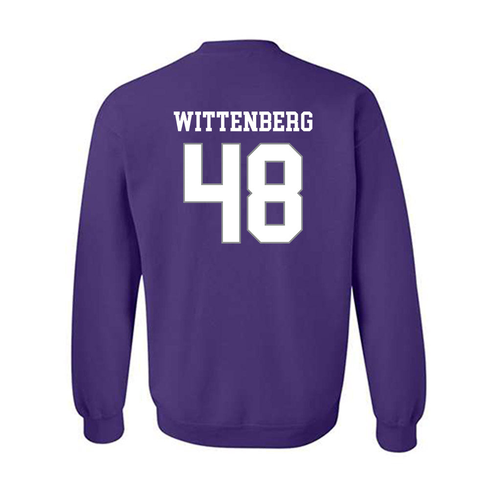Kansas State - NCAA Football : Zach Wittenberg - Purple Classic Shersey Sweatshirt