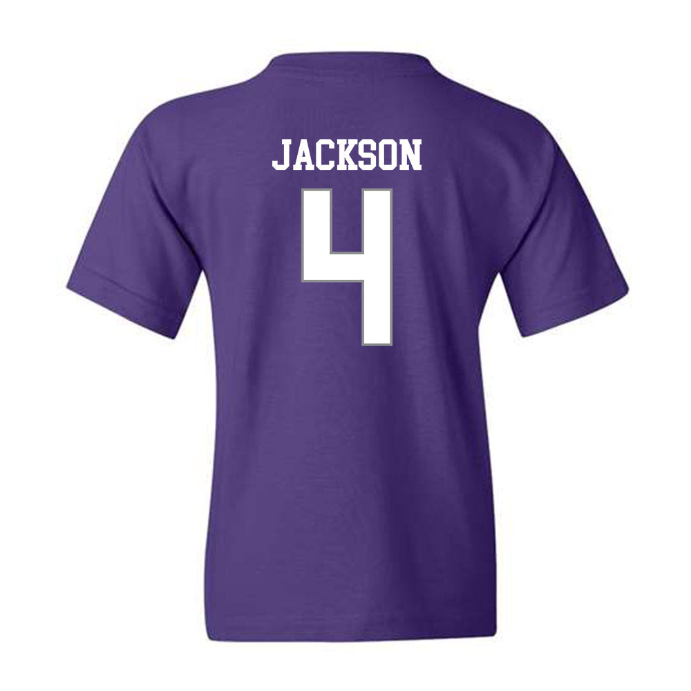 Kansas State - NCAA Football : Joe Jackson - Purple Classic Shersey Youth T-Shirt