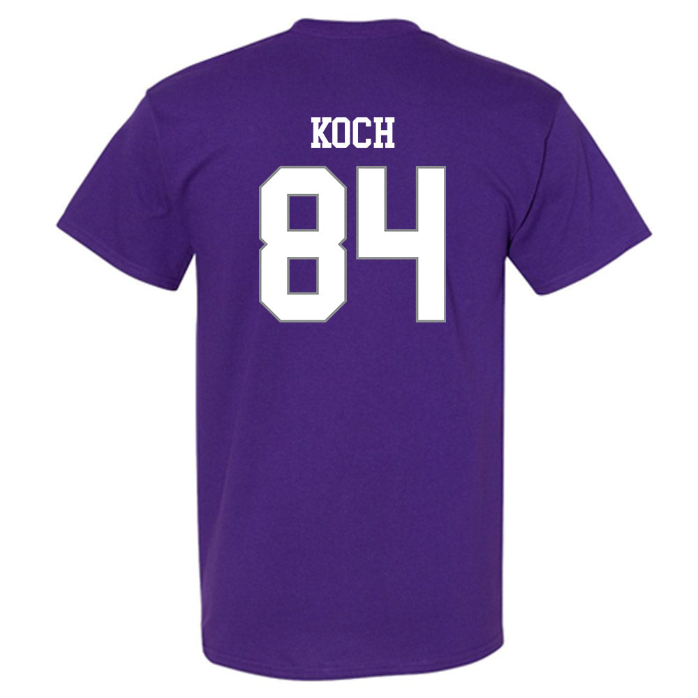Kansas State - NCAA Football : Isaac Koch - Purple Classic Shersey Short Sleeve T-Shirt