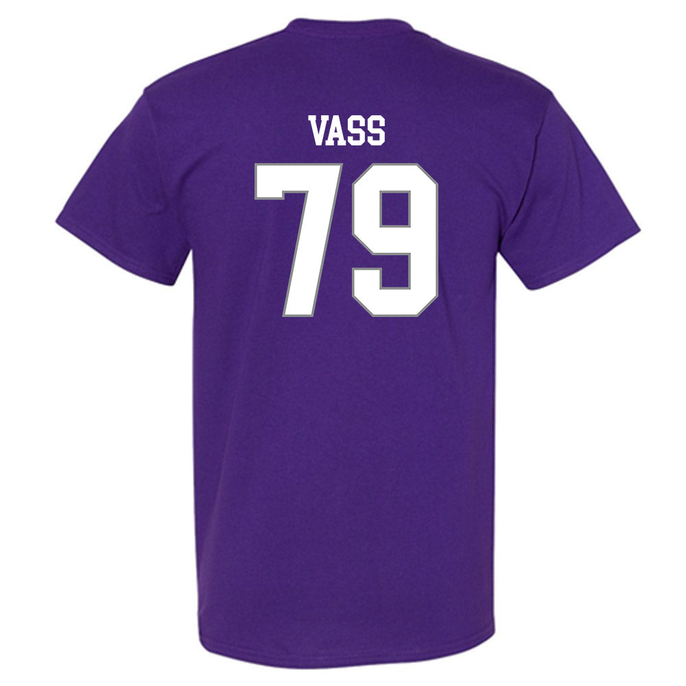 Kansas State - NCAA Football : Devin Vass - Purple Classic Shersey Short Sleeve T-Shirt