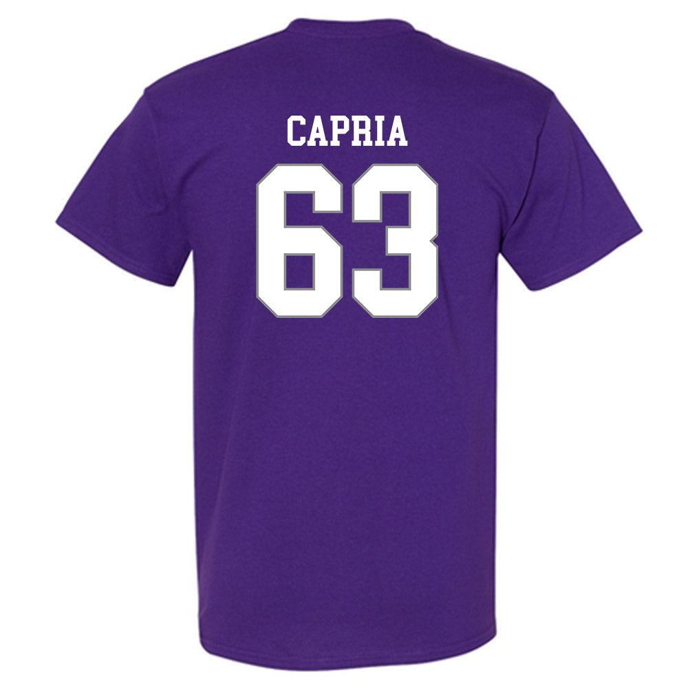 Kansas State - NCAA Football : Michael Capria - Purple Classic Shersey Short Sleeve T-Shirt
