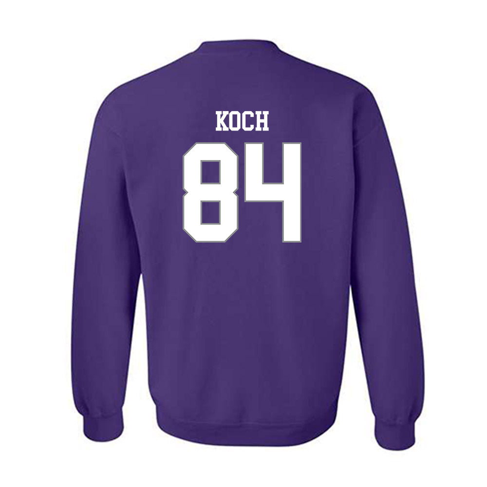 Kansas State - NCAA Football : Isaac Koch - Purple Classic Shersey Sweatshirt