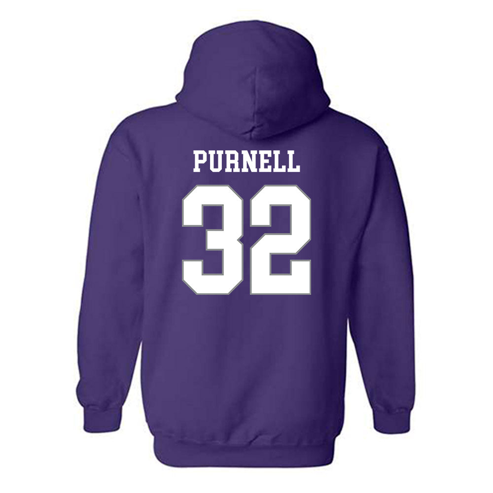 Kansas State - NCAA Football : Desmond Purnell - Purple Classic Shersey Hooded Sweatshirt