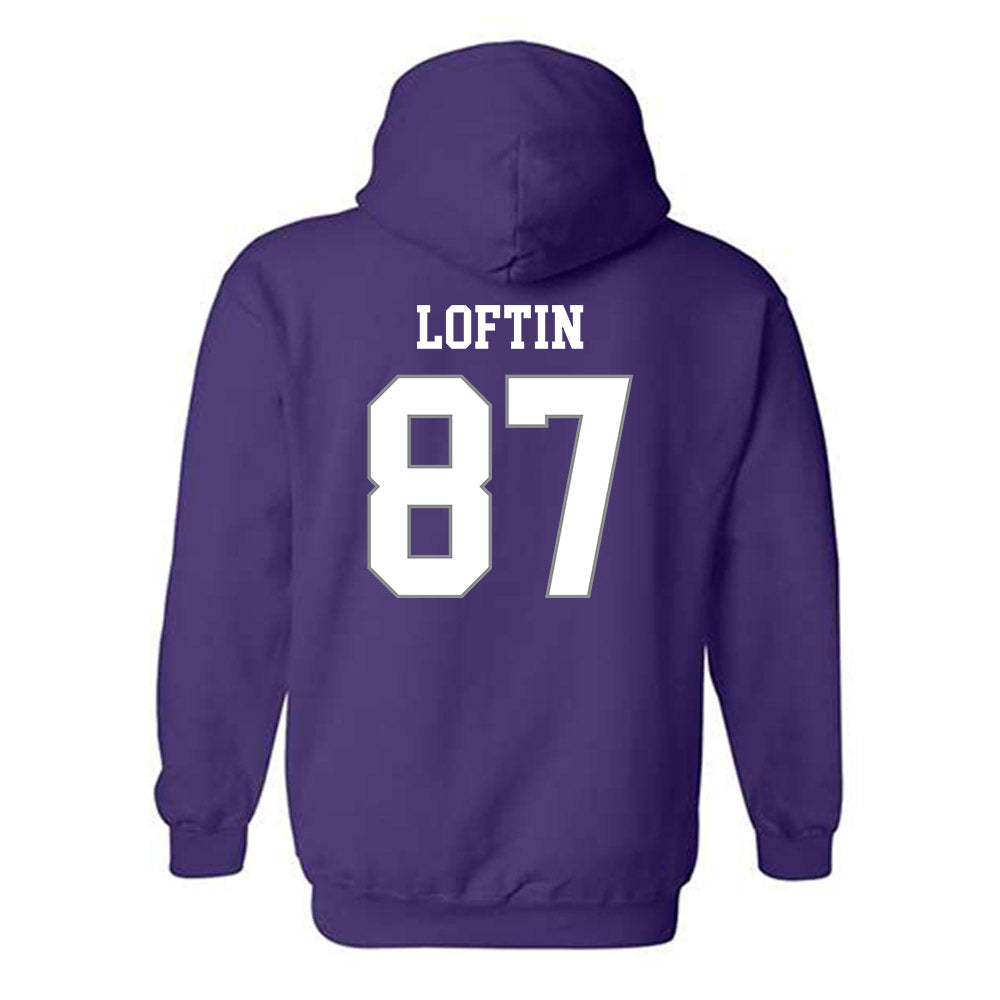 Kansas State - NCAA Football : Brayden Loftin - Purple Classic Shersey Hooded Sweatshirt