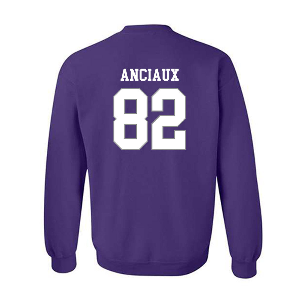 Kansas State - NCAA Football : Will Anciaux - Purple Classic Shersey Sweatshirt