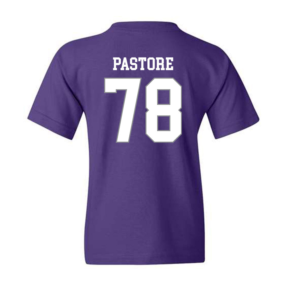 Kansas State - NCAA Football : John Pastore - Purple Classic Shersey Youth T-Shirt