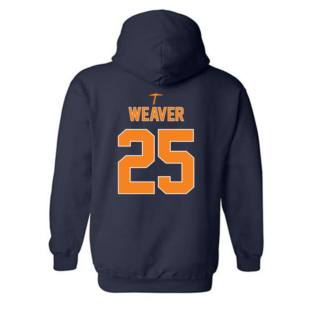 UTEP - NCAA Women's Volleyball : Kaya Weaver - Navy Classic Shersey Hooded Sweatshirt