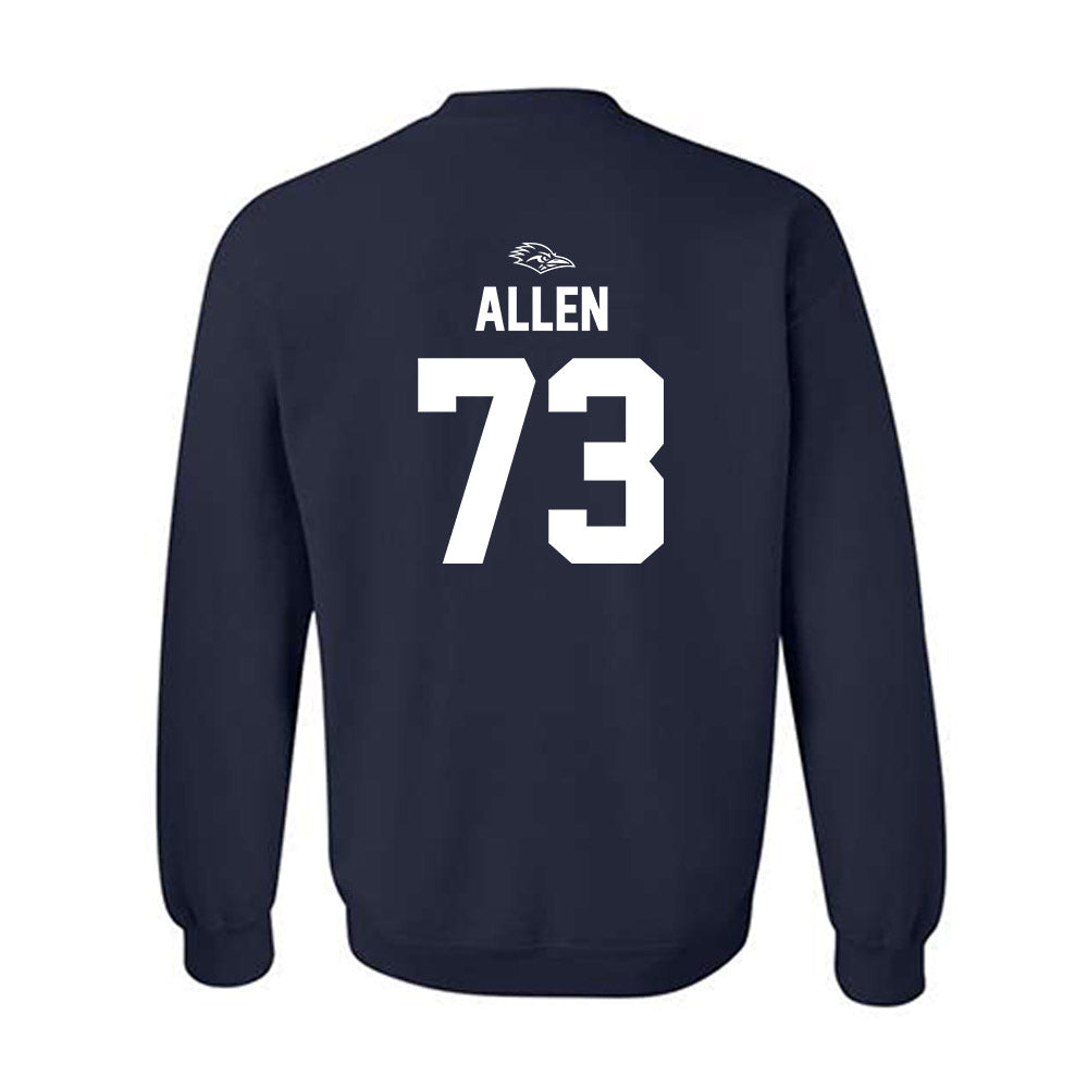 UTSA - NCAA Football : Demetris Allen - Navy Classic Shersey Sweatshirt