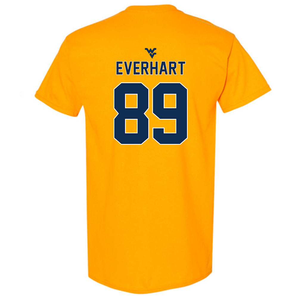 West Virginia - NCAA Football : Carson Everhart - Gold Classic Shersey Short Sleeve T-Shirt