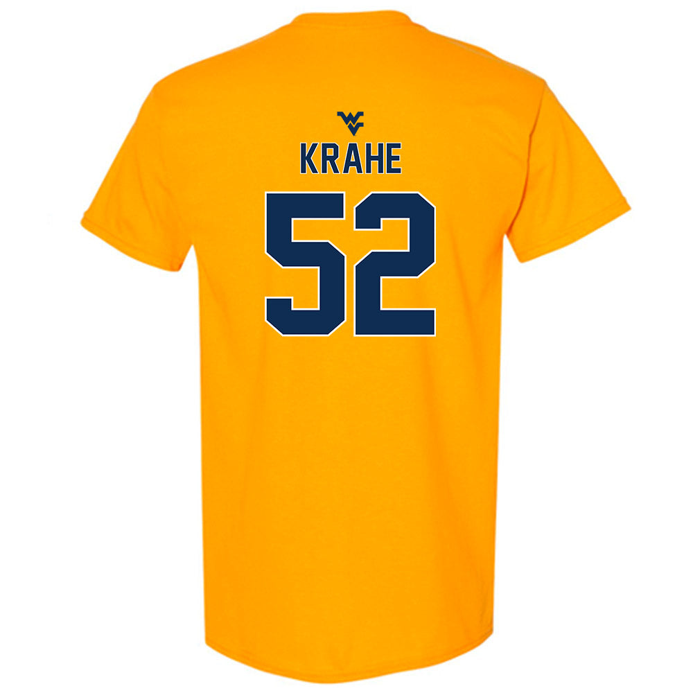 West Virginia - NCAA Football : Nick Krahe - Gold Classic Shersey Short Sleeve T-Shirt