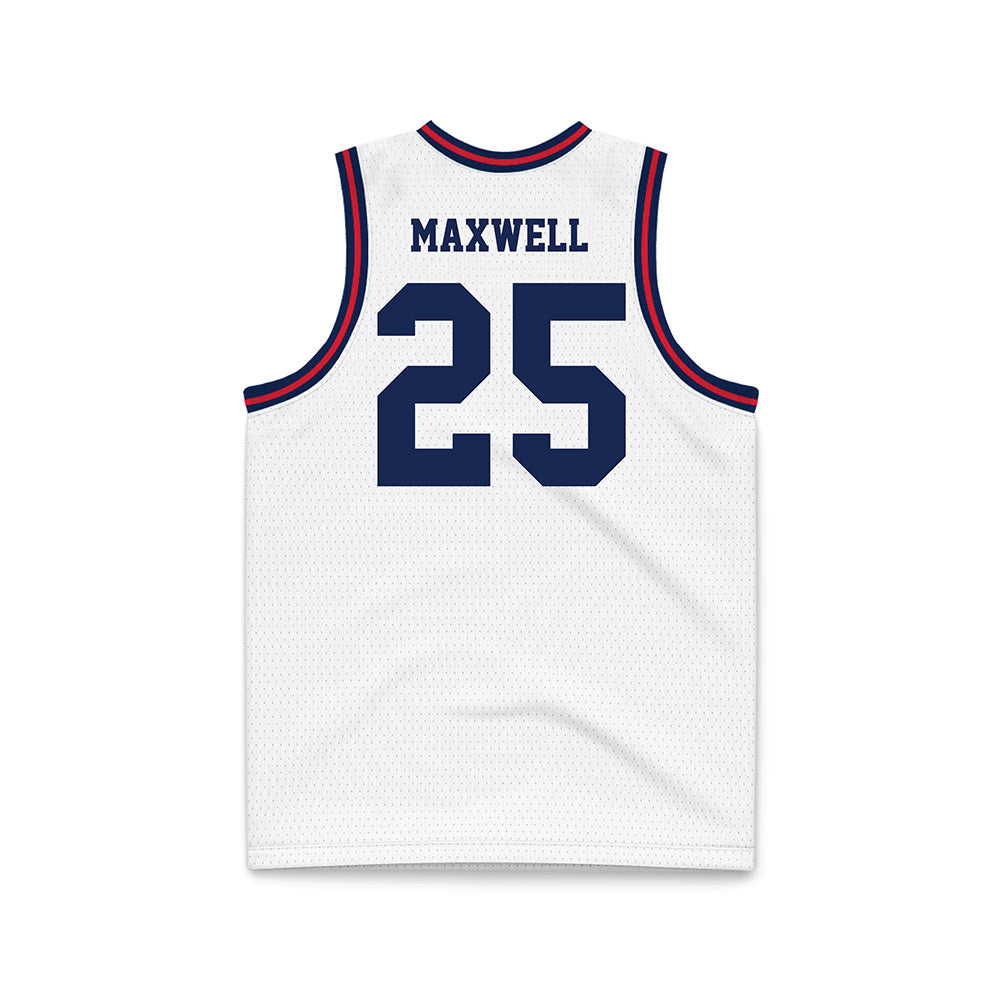 Dayton - NCAA Men's Basketball : Will Maxwell - Basketball Jersey White Replica Jersey