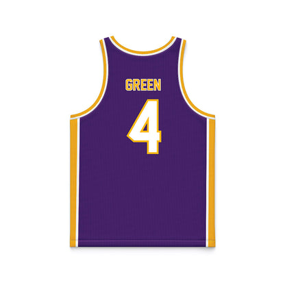 Northern Iowa - NCAA Women's Basketball : Emerson Green - Purple Jersey