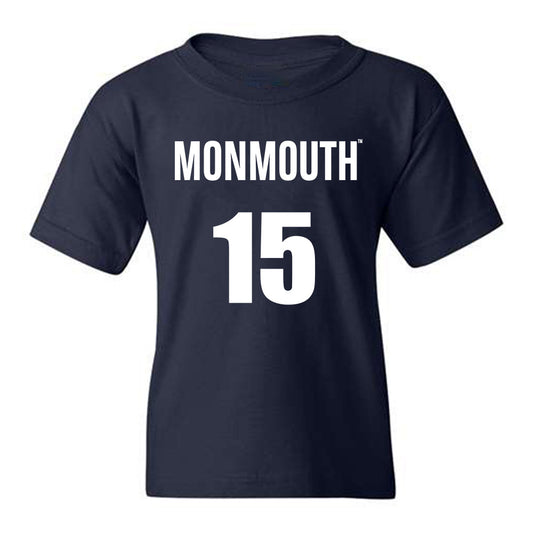Monmouth - NCAA Men's Basketball : Amaan Sandhu - Replica Shersey Youth T-Shirt