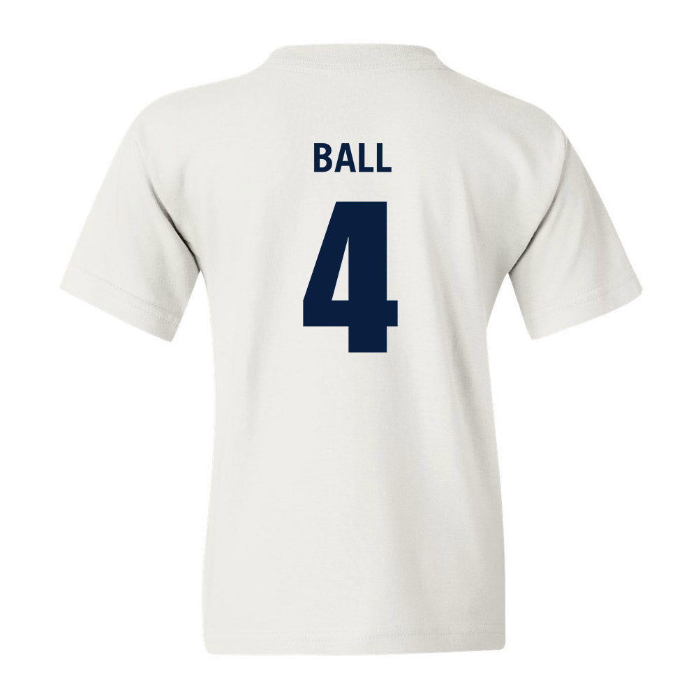 Monmouth - NCAA Men's Basketball : Andrew Ball - White Replica Shersey Youth T-Shirt