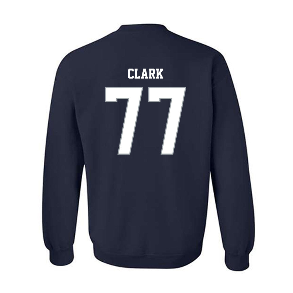 Monmouth - NCAA Men's Lacrosse : Greg Clark - Blue Replica Sweatshirt