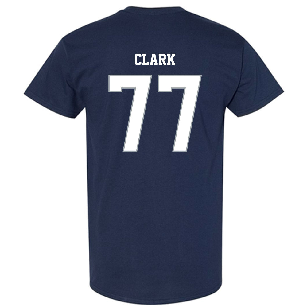 Monmouth - NCAA Men's Lacrosse : Greg Clark - Blue Replica Short Sleeve T-Shirt