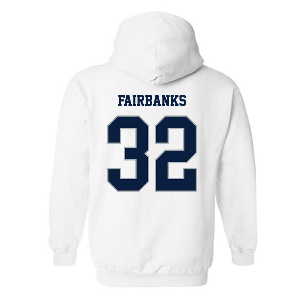 Monmouth - NCAA Men's Lacrosse : Chase Fairbanks - Hooded Sweatshirt Replica Shersey