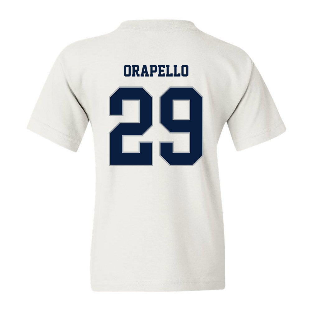 Monmouth - NCAA Men's Lacrosse : Patrick Orapello - White Replica Shersey Youth T-Shirt