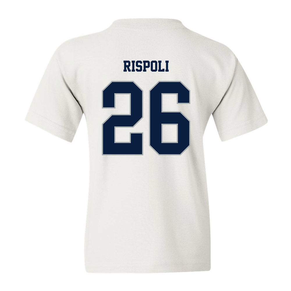 Monmouth - NCAA Men's Lacrosse : Brandon Rispoli - White Replica Shersey Youth T-Shirt