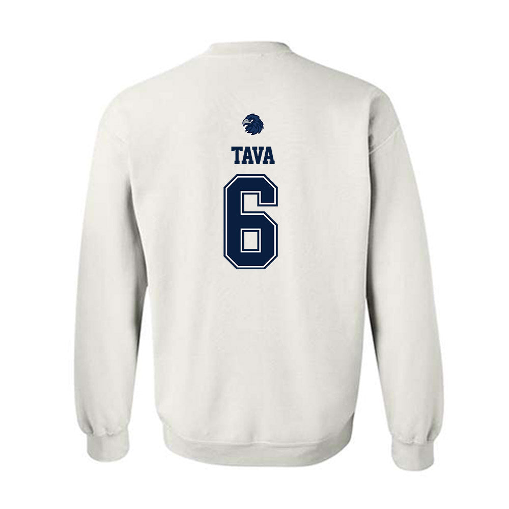 Monmouth - NCAA Women's Soccer : Marisa Tava - White Replica Shersey Sweatshirt