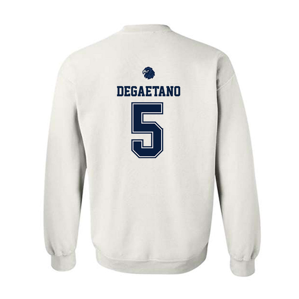 Monmouth - NCAA Women's Soccer : Kelly DeGaetano - White Replica Shersey Sweatshirt