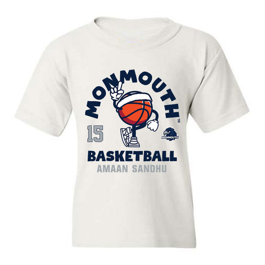Monmouth - NCAA Men's Basketball : Amaan Sandhu - Fashion Shersey Youth T-Shirt