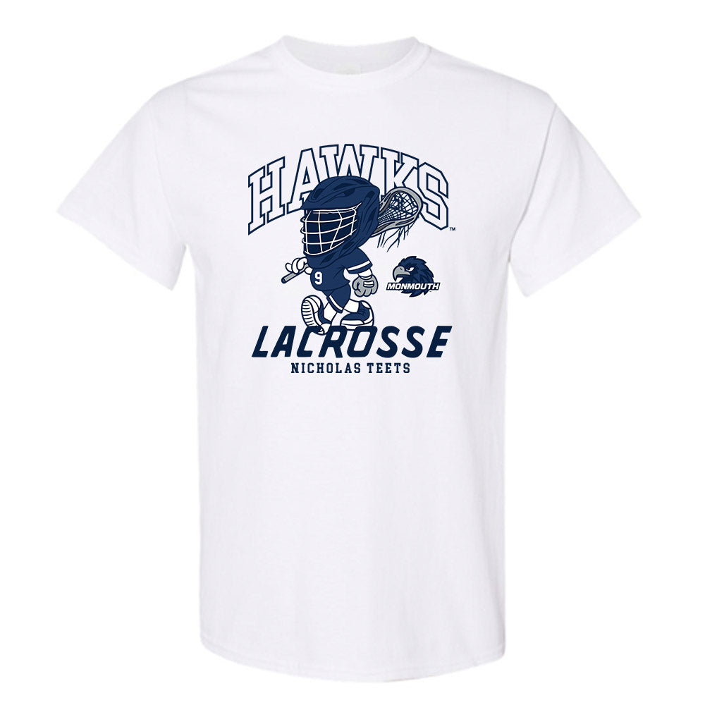 Monmouth - NCAA Men's Lacrosse : Nicholas Teets - Fashion Shersey Short Sleeve T-Shirt