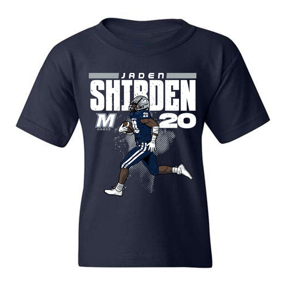 Monmouth - NCAA Football : Jaden Shirden - Caricature Youth T-Shirt