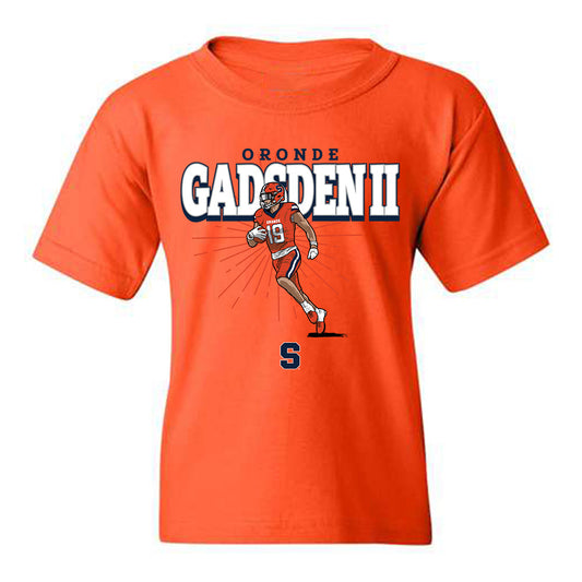 Syracuse - NCAA Football : Oronde Gadsden II - Caricature Youth T-Shirt