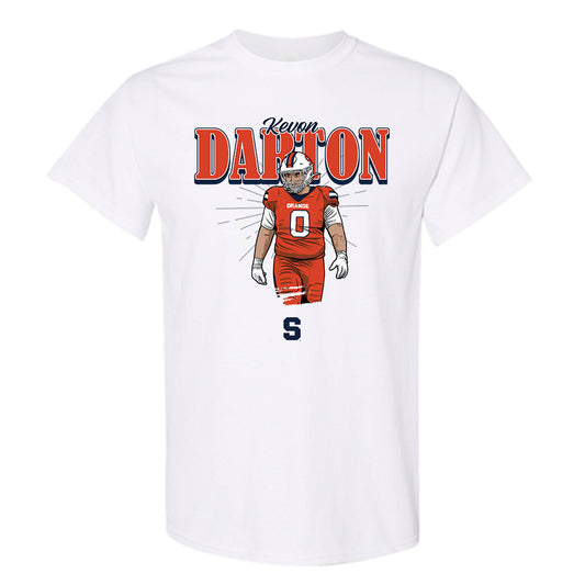 Syracuse - NCAA Football : Kevon Darton - Caricature Short Sleeve T-Shirt