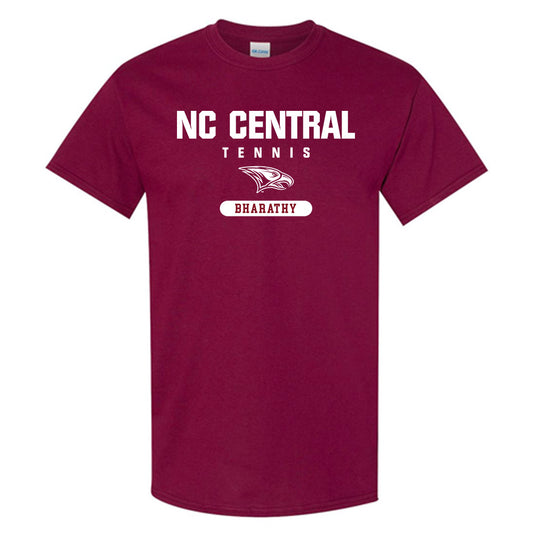 NCCU - NCAA Men's Tennis : Naresh Bharathy - Classic Shersey Short Sleeve T-Shirt