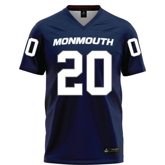 Monmouth - NCAA Football : Jaden Shirden - Blue Jersey
