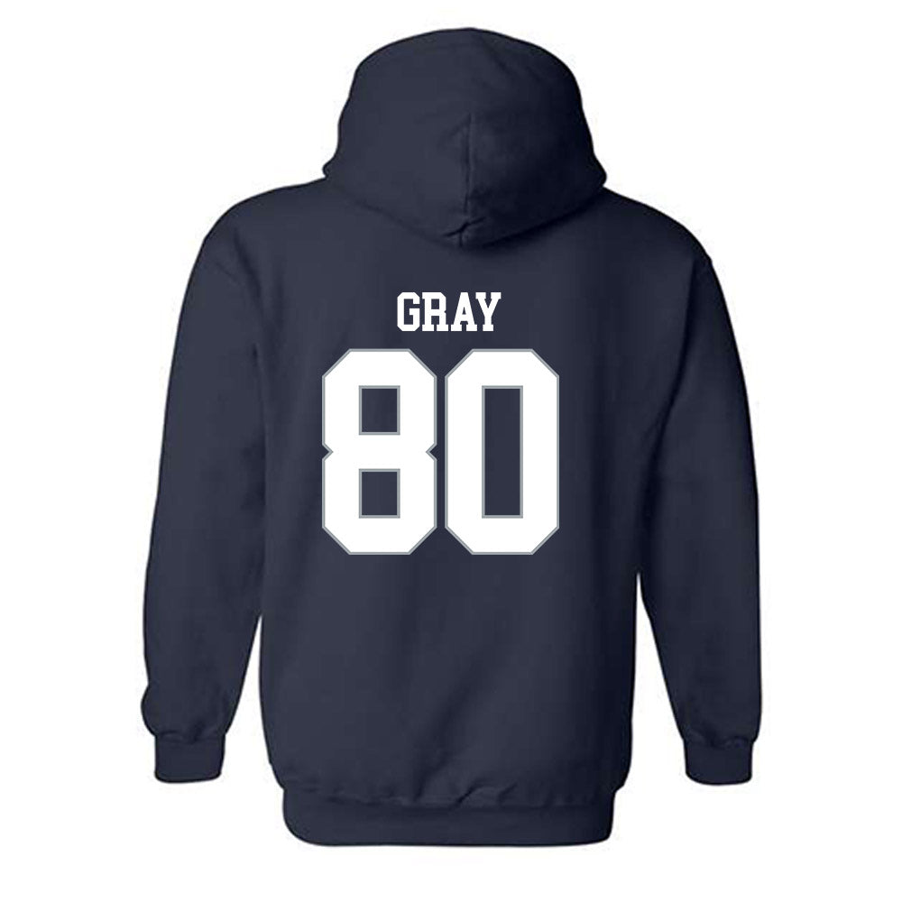 Monmouth - NCAA Football : Jordan Gray - Replica Shersey Hooded Sweatshirt