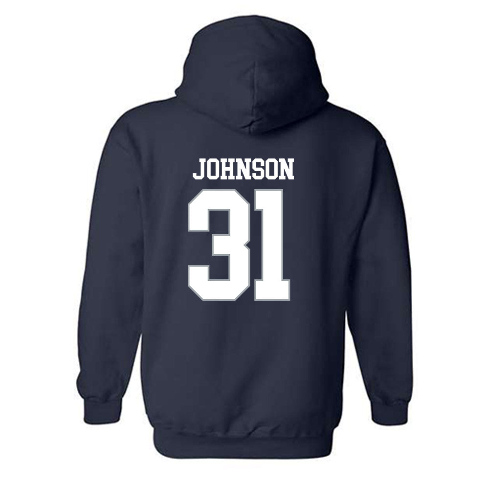 Monmouth - NCAA Football : Dana Johnson - Replica Shersey Hooded Sweatshirt