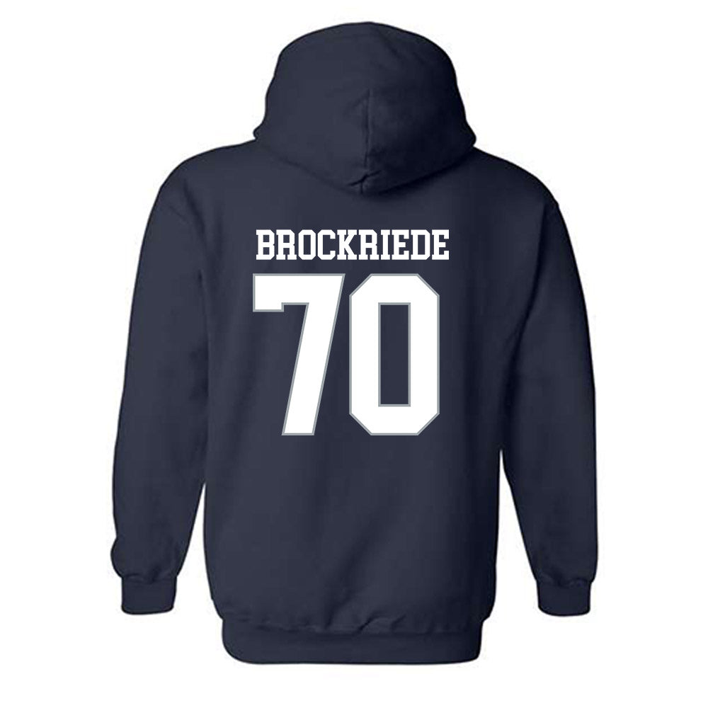 Monmouth - NCAA Football : Greyson Brockriede - Replica Shersey Hooded Sweatshirt
