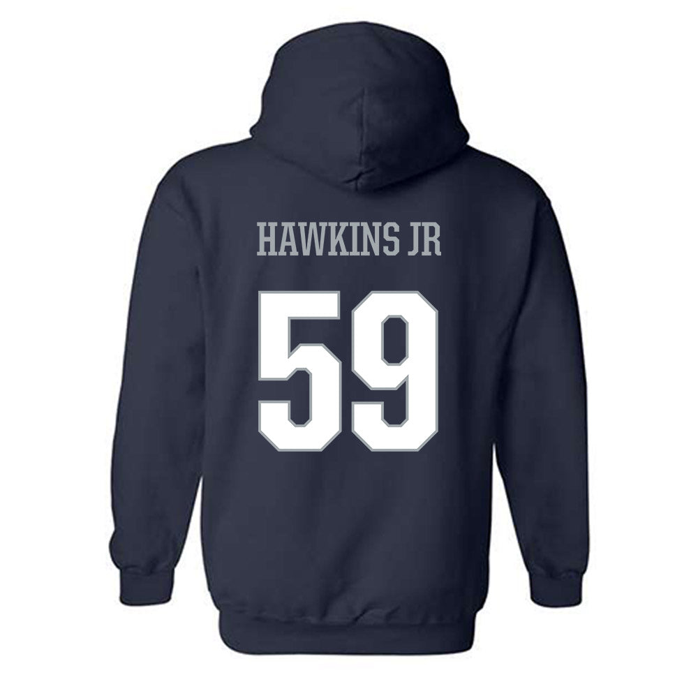 Monmouth - NCAA Football : Adrian Hawkins Jr - Classic Shersey Hooded Sweatshirt