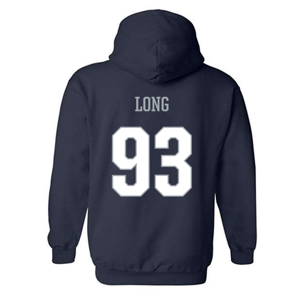 Monmouth - NCAA Football : Philip Long - Classic Shersey Hooded Sweatshirt