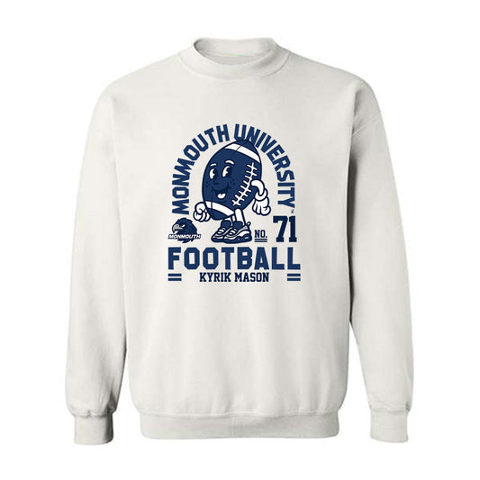 Monmouth - NCAA Football : Kyrik Mason - Fashion Shersey Sweatshirt