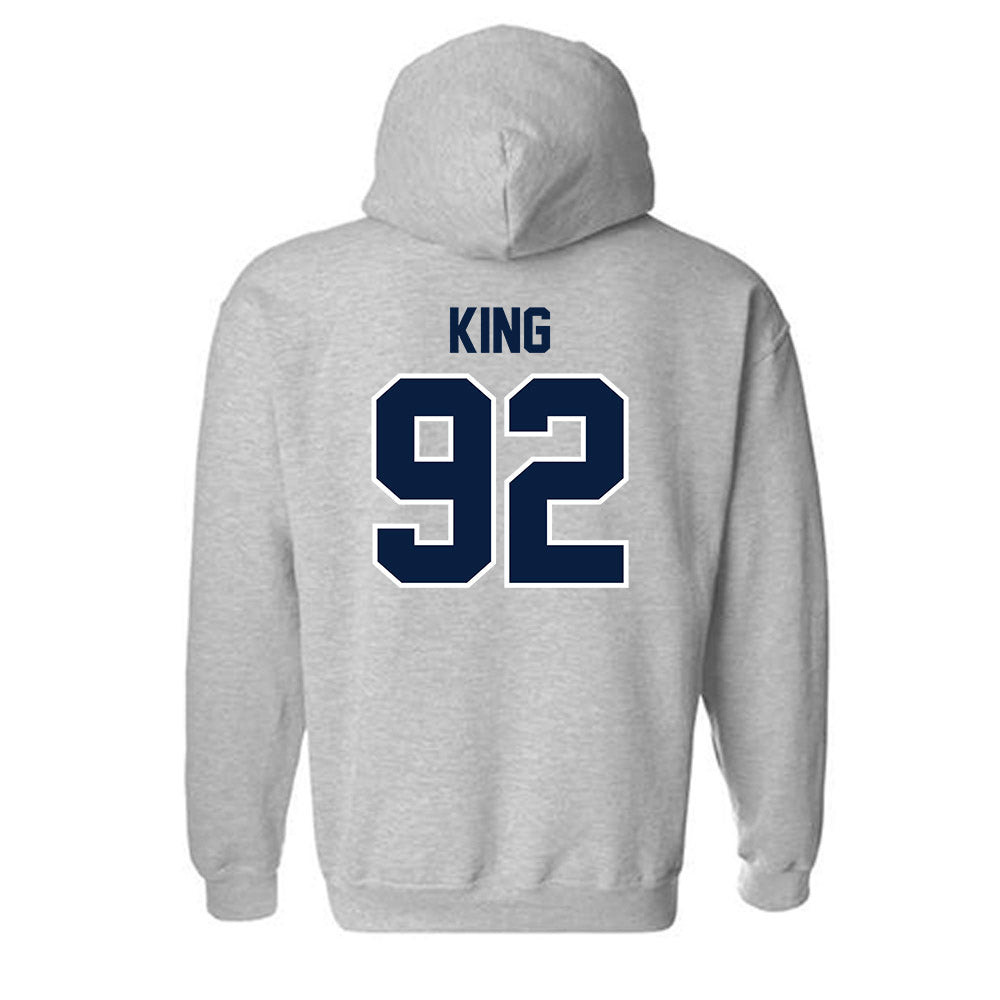 Monmouth - NCAA Football : Chris King - Sports Shersey Hooded Sweatshirt