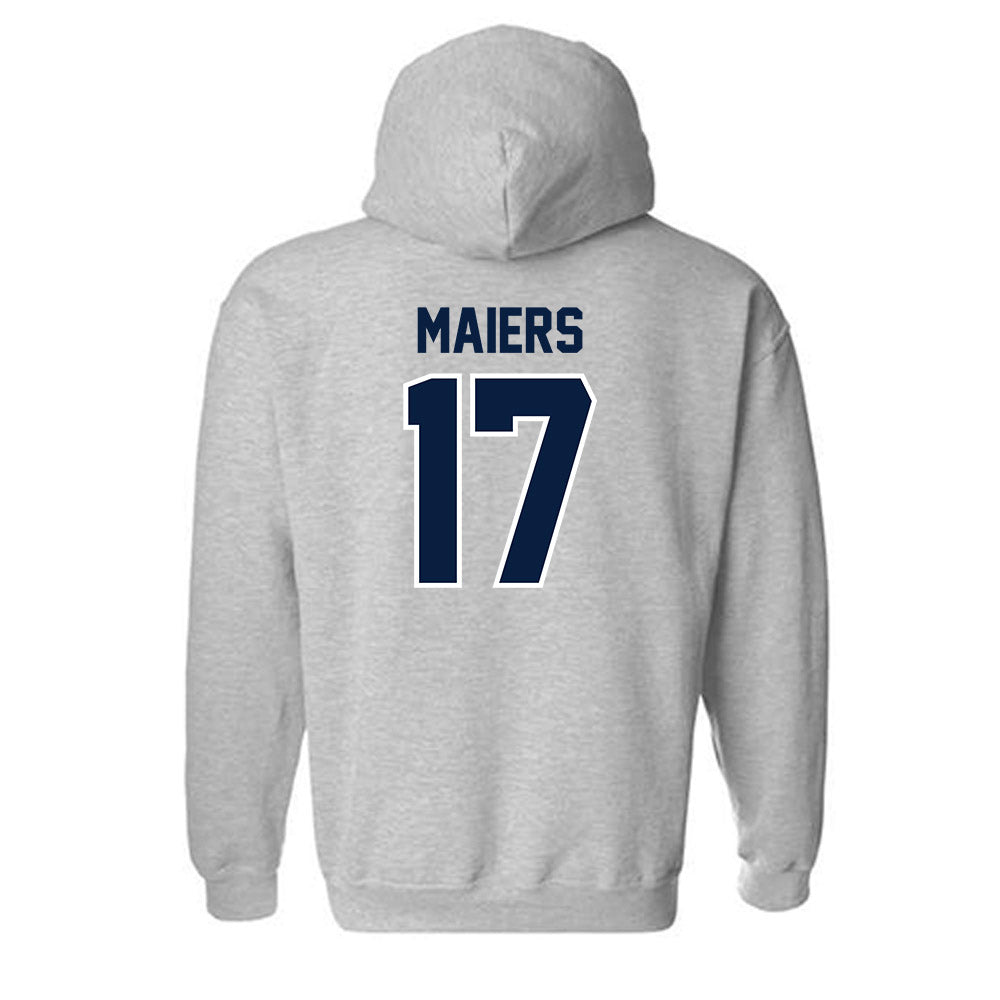 Monmouth - NCAA Football : Nate Maiers - Sports Shersey Hooded Sweatshirt