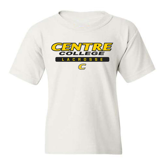 Centre College - NCAA Lacrosse : Nick Kellogg - White Classic Shersey Youth T-Shirt