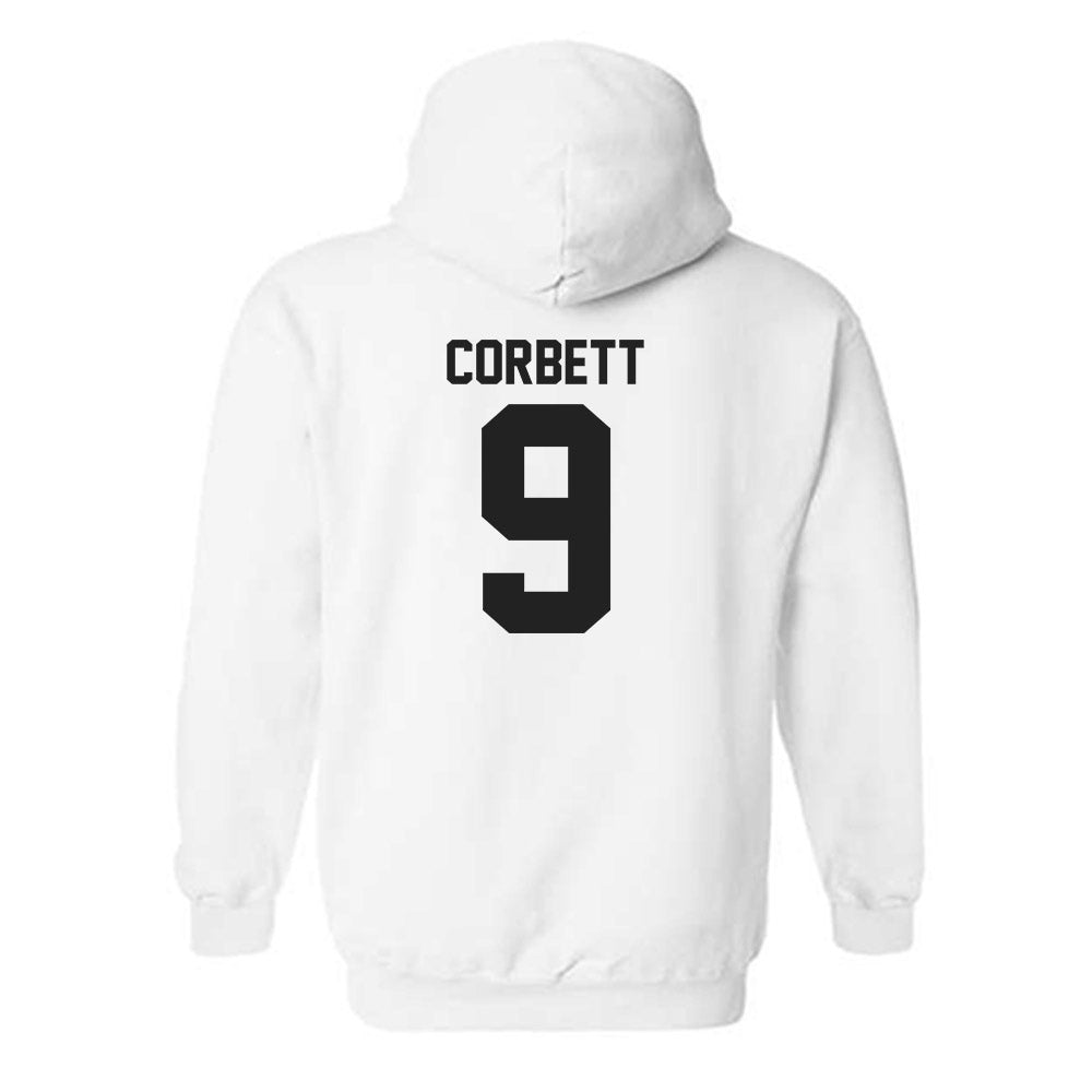 Centre College - NCAA Soccer : Maggie Corbett - White Classic Hooded Sweatshirt