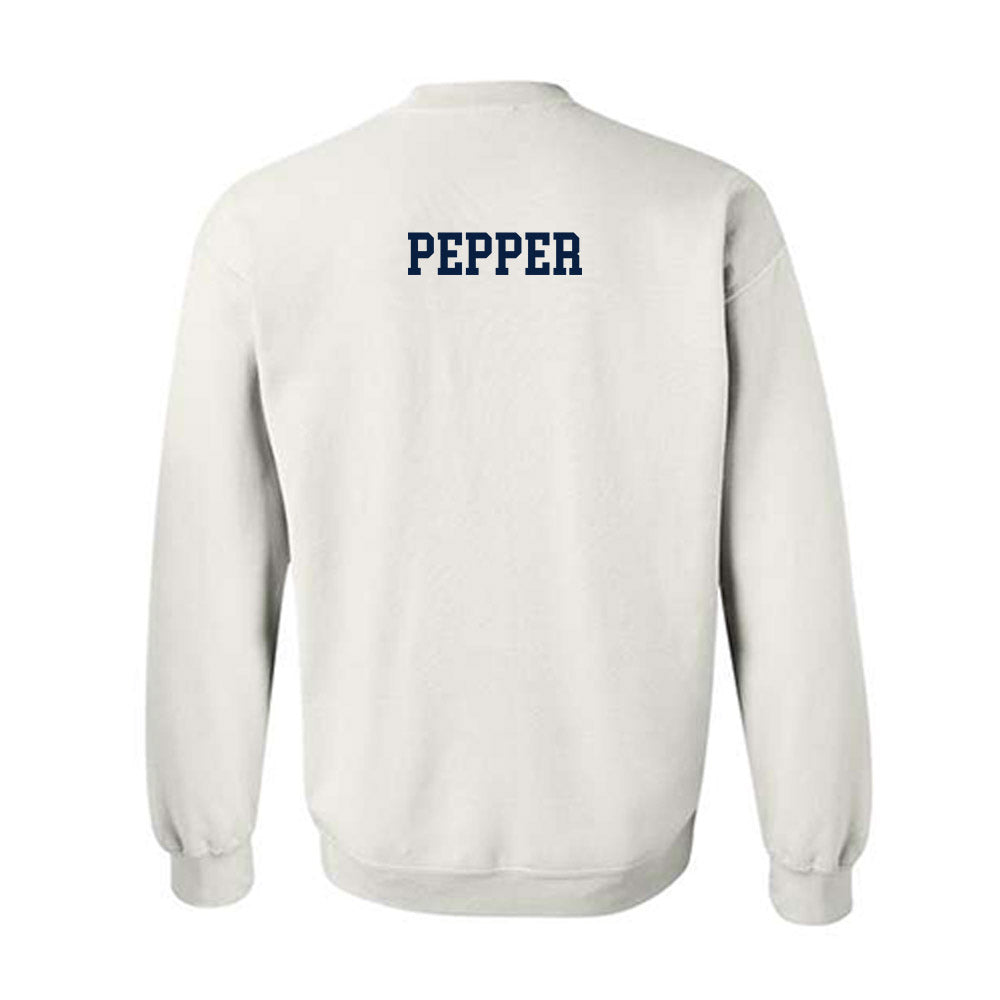 Monmouth - NCAA Women's Swimming & Diving : Corinne Pepper - White Classic Shersey Sweatshirt