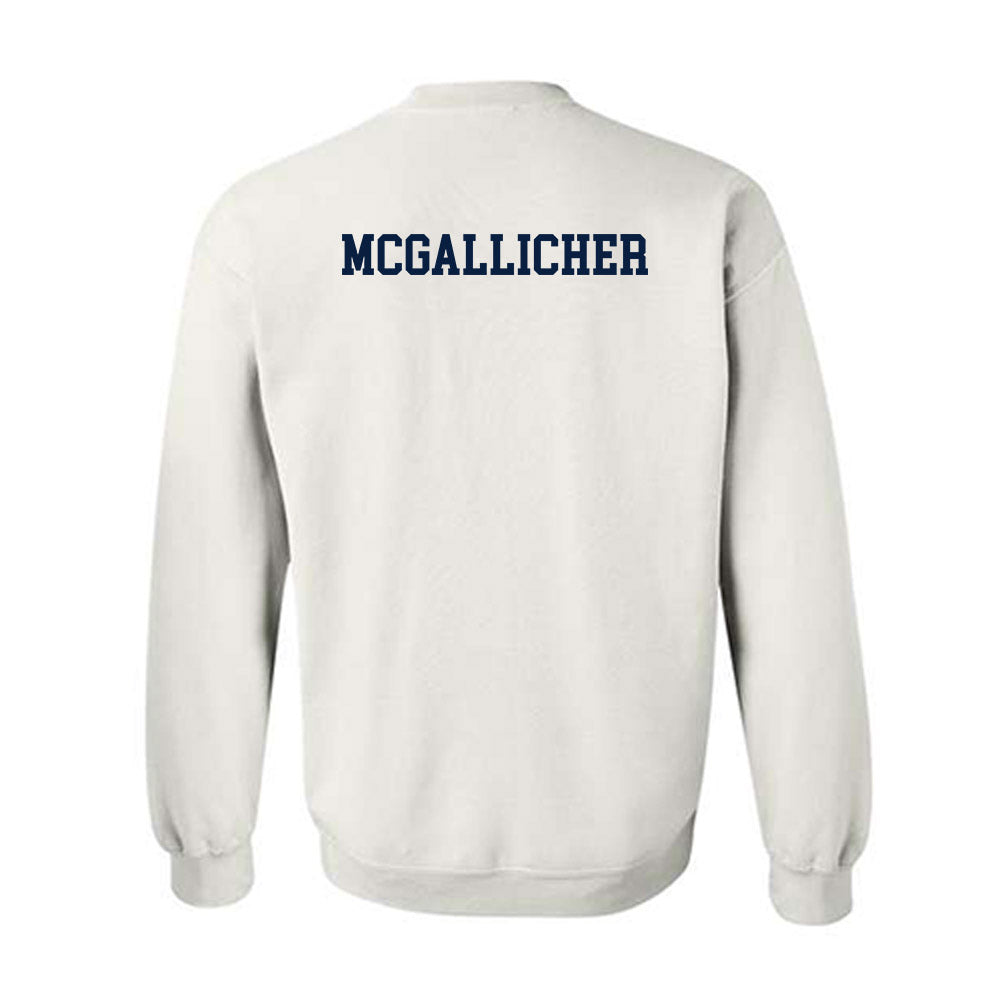 Monmouth - NCAA Men's Track & Field : Landon McGallicher - White Classic Shersey Sweatshirt