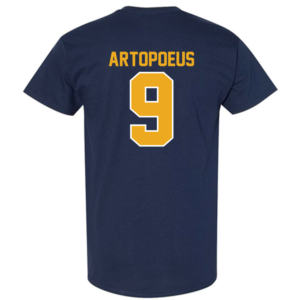 UTC - NCAA Football : Chase Artopoeus - Navy Classic Shersey Short Sleeve T-Shirt