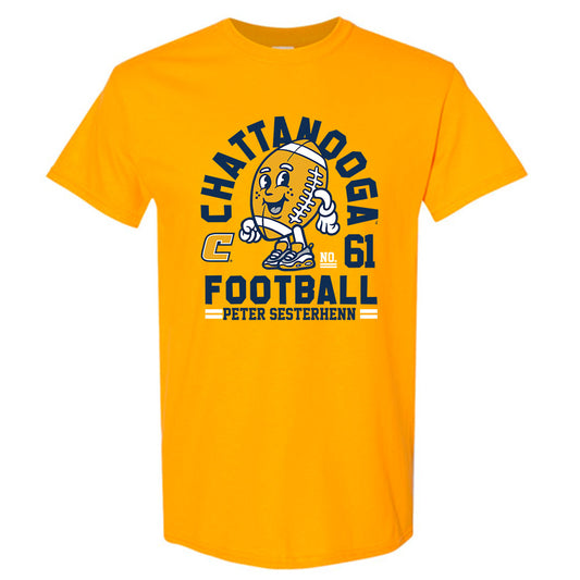 UTC - NCAA Football : Peter Sesterhenn - Gold Fashion Shersey Short Sleeve T-Shirt