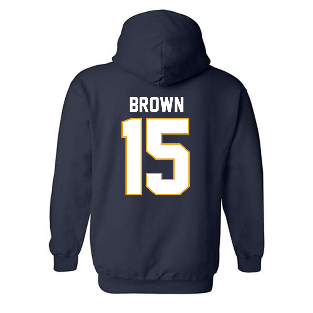 UTC - NCAA Football : Kam Brown - Navy Replica Hooded Sweatshirt